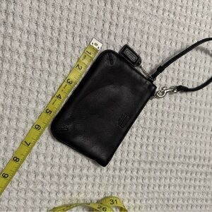 Coach Black Wristlet Clutch